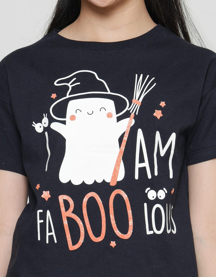 Aero I Am Faboolous Halloween Girls Short Sleeve T-Shirt