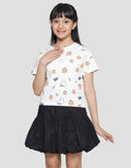 Aero Spooky Halloween Girls Short Sleeve T-shirt
