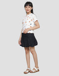 Aero Spooky Halloween Girls Short Sleeve T-shirt