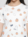 Aero Spooky Halloween Girls Short Sleeve T-shirt