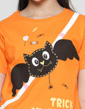 Aero Haloween 4 Bat Kaos Lengan Pendek Anak Perempuan