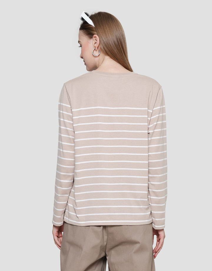 St. Yves Engineering Stripe Women's Henley Shirt 