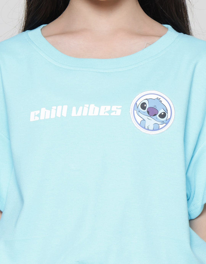 Disney Stitch Just A Phase Kaos Lengan Pendek Anak Perempuan