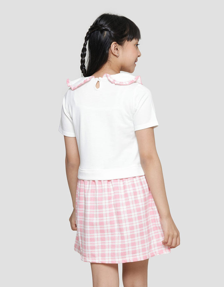 Disney Marie Kombi Kotak And Tas Midi Dress Anak Perempuan