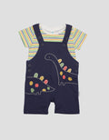 Pipiniko Boys Dino Outline Overall Anak Laki