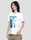Details Regular Tee Full Blue Classic Kaos Wanita