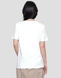 Details Regular Tee Foil Gold And Stripes Kaos Wanita