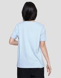 Details Regular Tee Full Silver Wording Foil Kaos Wanita