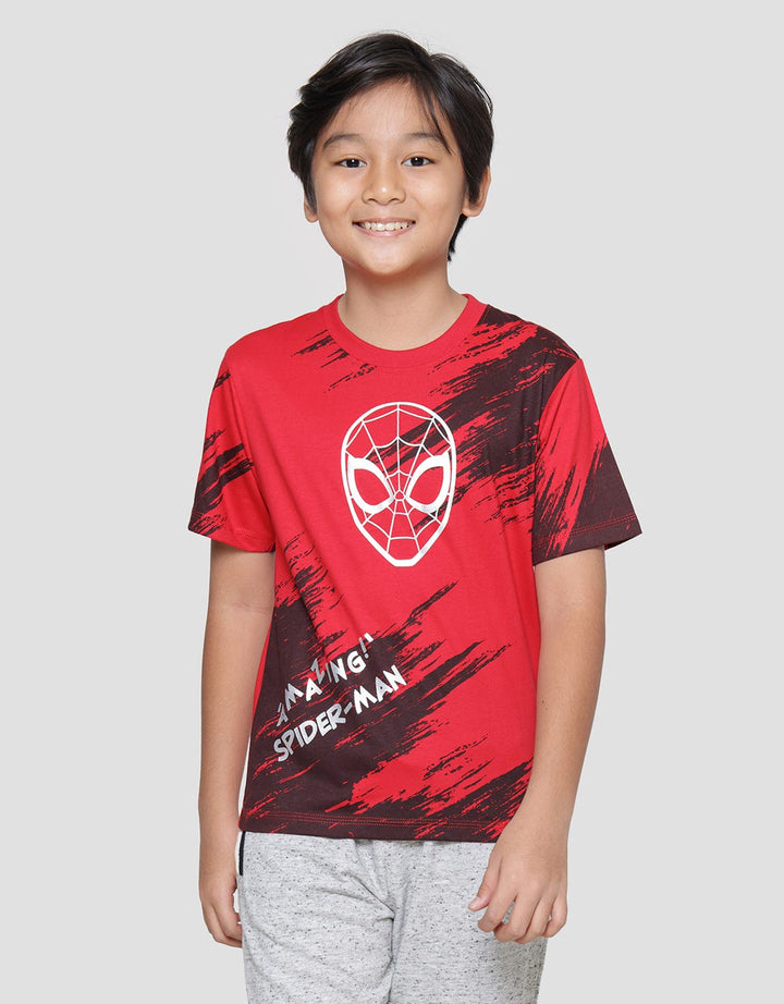 Marvel Face Spiderman Boys T-shirt