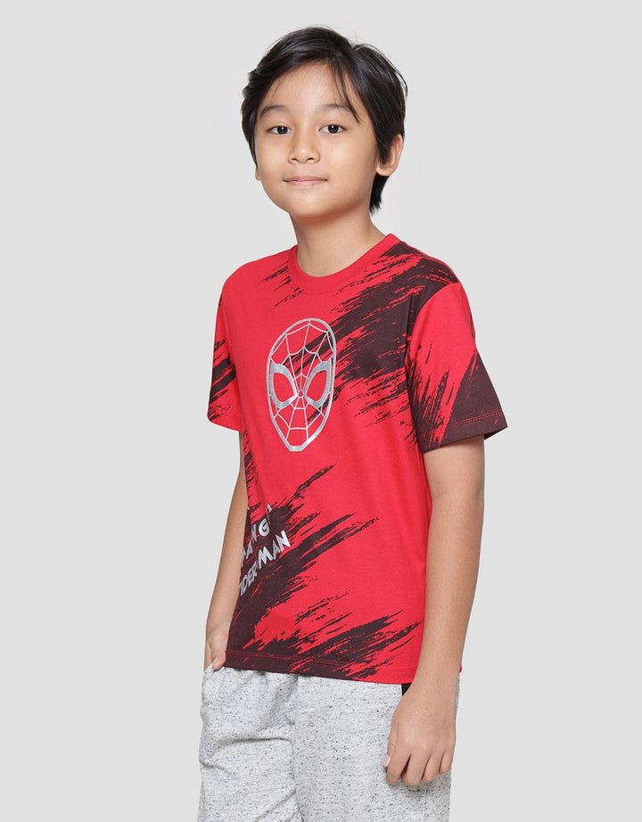Marvel Face Spiderman Boys T-shirt