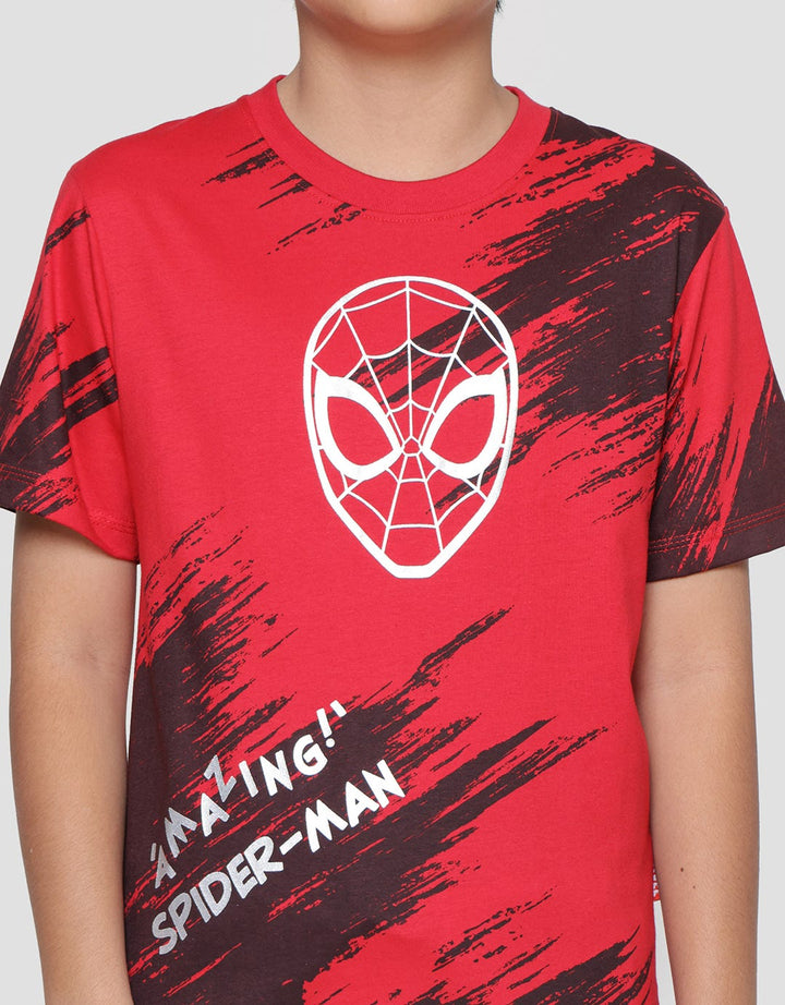 Marvel Face Spiderman Boys T-shirt