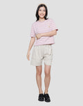 Nevada Boxy Stripe My Melody Women's Short Sleeve T-Shirt