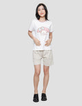 Nevada Ringer Regular Print My Melody Women's Short Sleeve T-Shirt