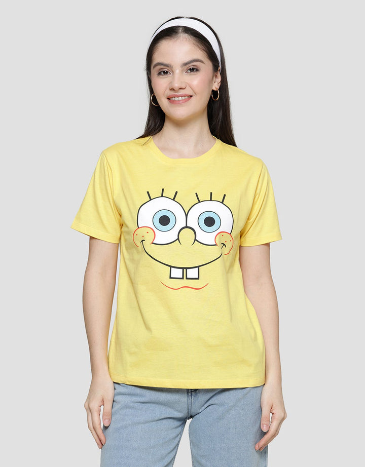 Nevada Print Spongebob Women's Regular Short Sleeve T-Shirt