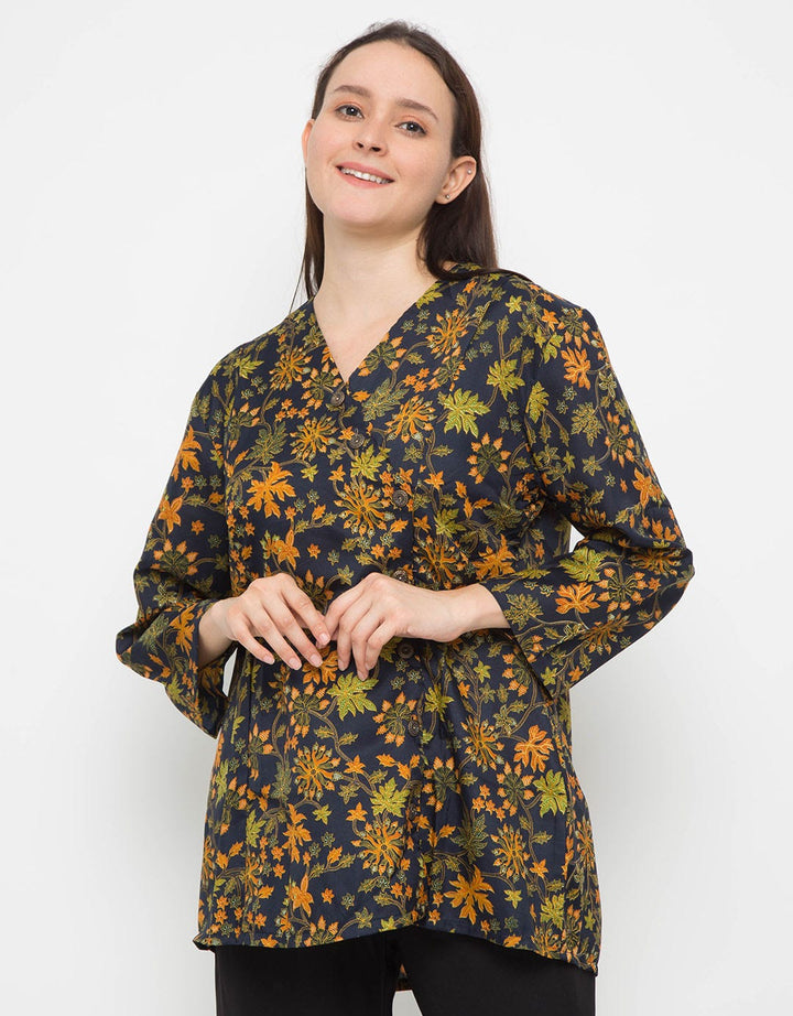 Adikusuma Sackdress Batik Leaf