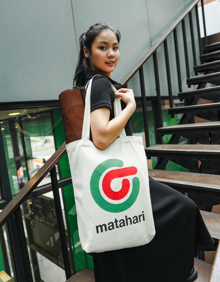 Matahari Retro Tote Bag