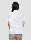 Connexion Resort Collar Flower Print Women's Shirt