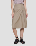 Details of Women's Slit Cargo Midi Skirt