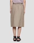 Details of Women's Slit Cargo Midi Skirt