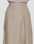 Details of Women's Slit Cargo Midi Skirt
