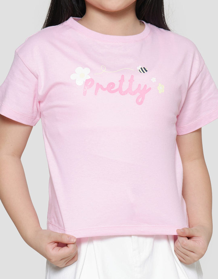 Little M Pretty Bee Kaos Anak Perempuan