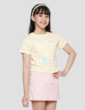 Little M Kotak Rainbow Unicorn Kaos Lengan Pendek Anak Perempuan