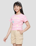 Little M Wajick Print Kaos Anak Perempuan
