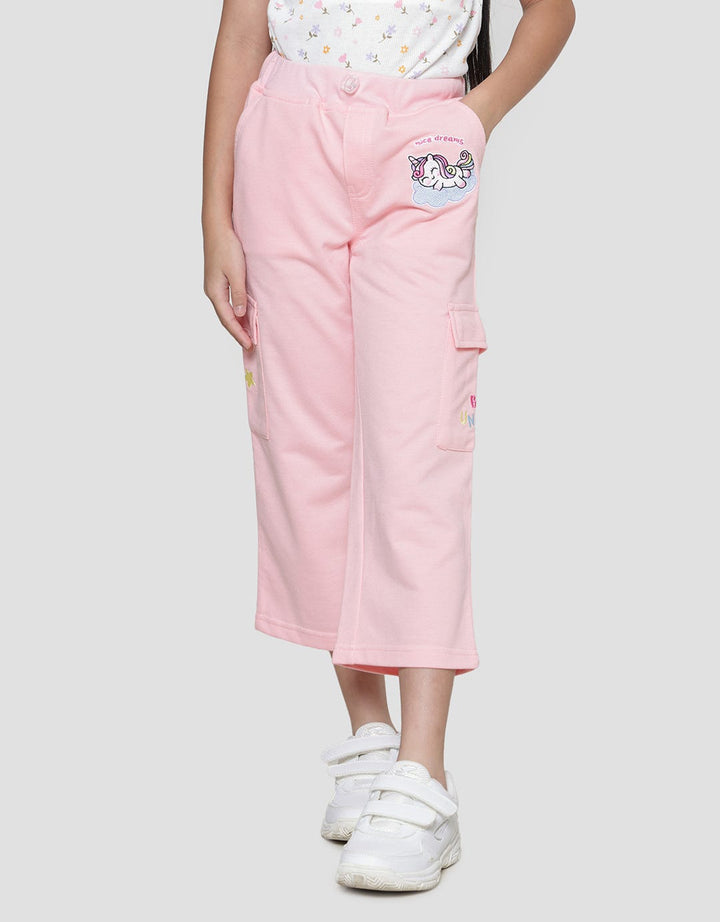 Little M Unicorn Cargo Celana Panjang Anak Perempuan