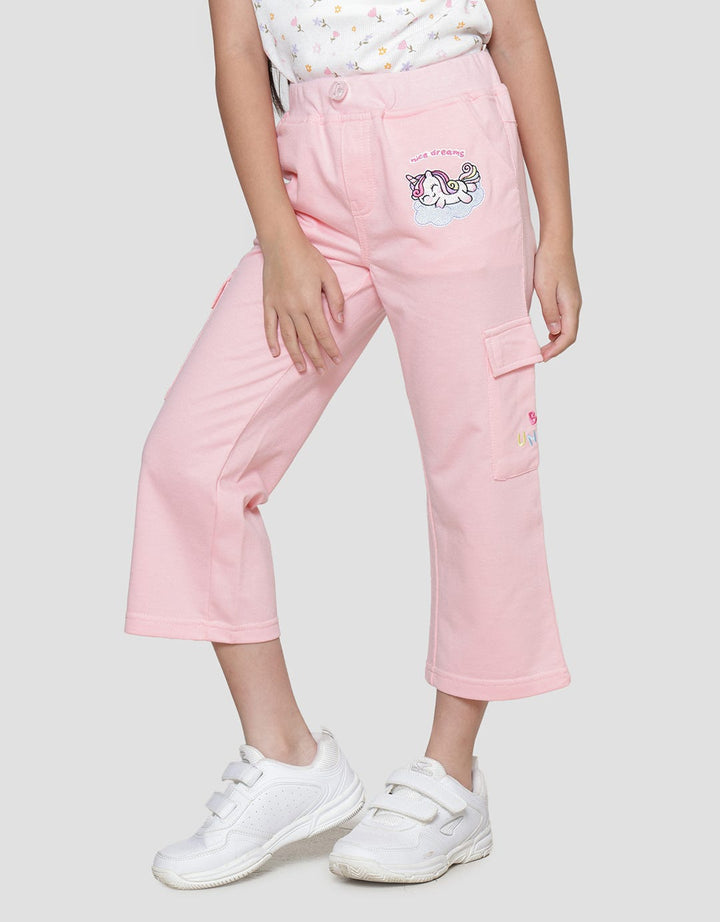 Little M Unicorn Cargo Celana Panjang Anak Perempuan