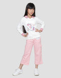 Little M Unicorn Print Sweater for Girls