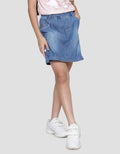 Little M Unicorn Denim Skort Anak Perempuan