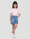 Little M Unicorn Denim Skort Anak Perempuan
