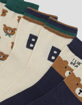 Kidz Too Pack Of 3 Bear Kaus Kaki Anak Perempuan