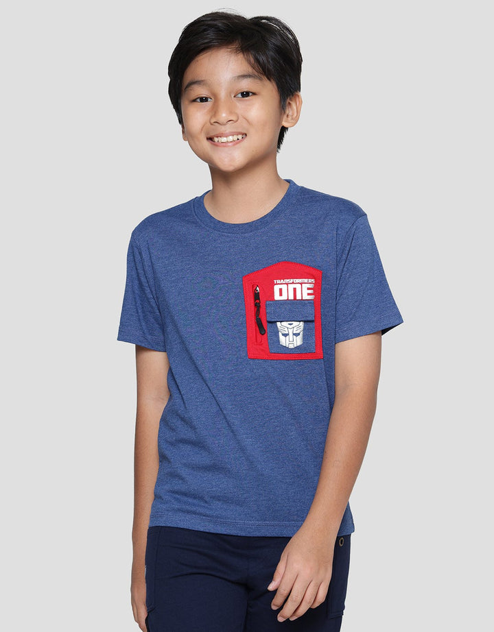 Character One Zipper Kaos Anak Laki-Laki