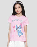Disney One Of A Kind Stitch Kaos Lengan Pendek Anak Perempuan