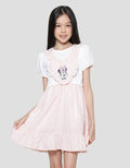 Disney Minnie Love Combi Woven Midi Dress Anak Perempuan