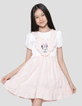 Disney Minnie Love Combi Woven Midi Dress Anak Perempuan