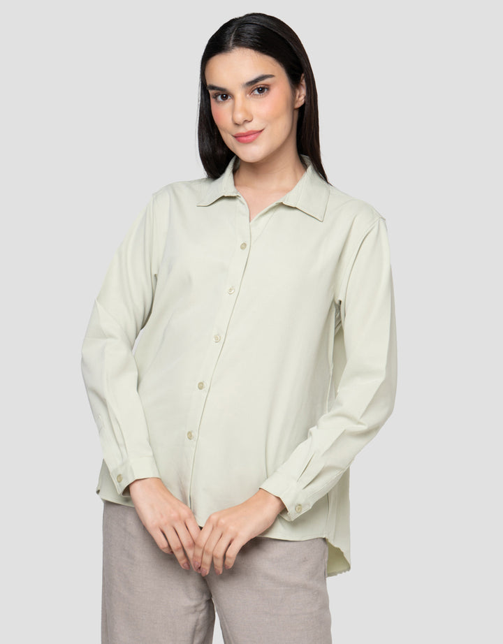 Cardinal Femme Elegan Kemeja Wanita