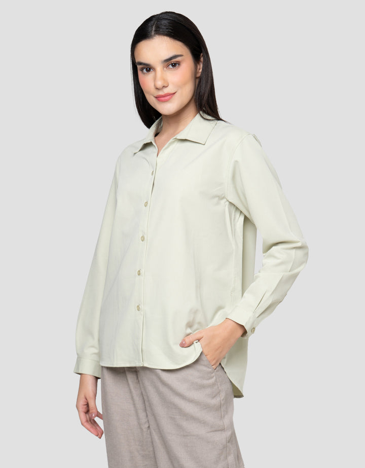 Cardinal Femme Elegan Kemeja Wanita
