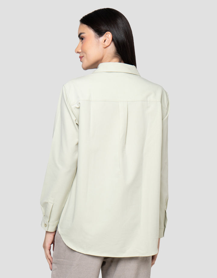 Cardinal Femme Elegan Kemeja Wanita