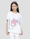 Character My Melody Smile Girls Short Sleeve T-shirt