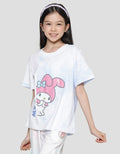 Character My Melody Smile Girls Short Sleeve T-shirt