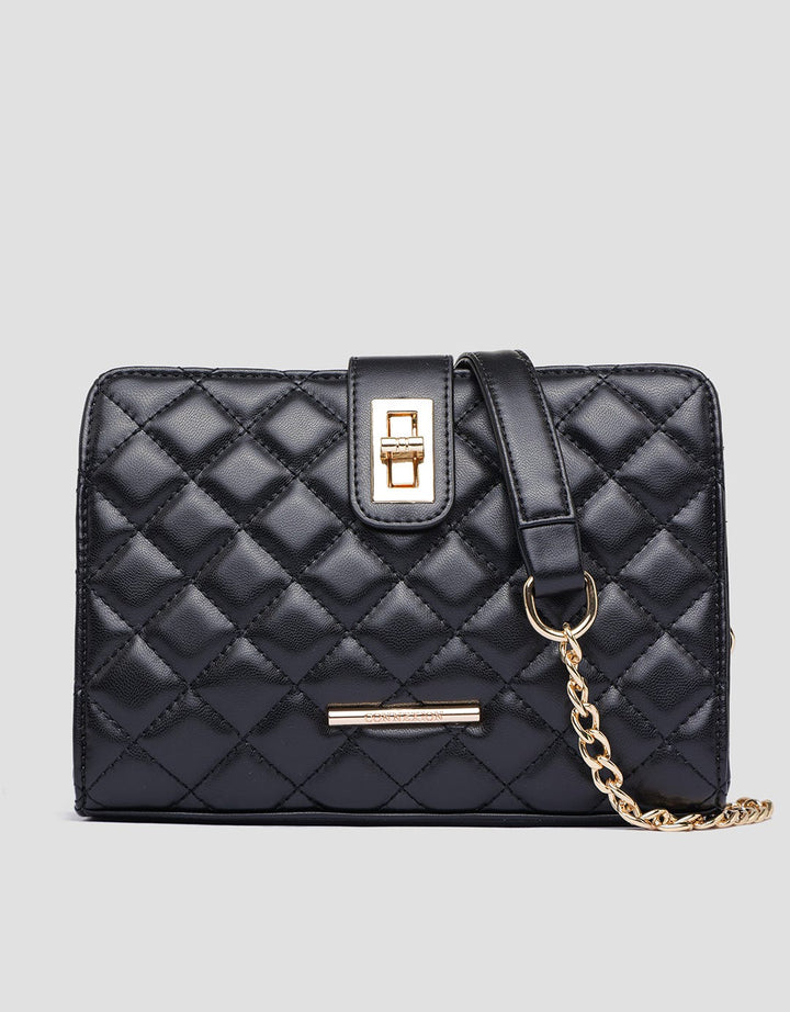 Connexion Quilted Square Petria1 Crossbody Bag Wanita