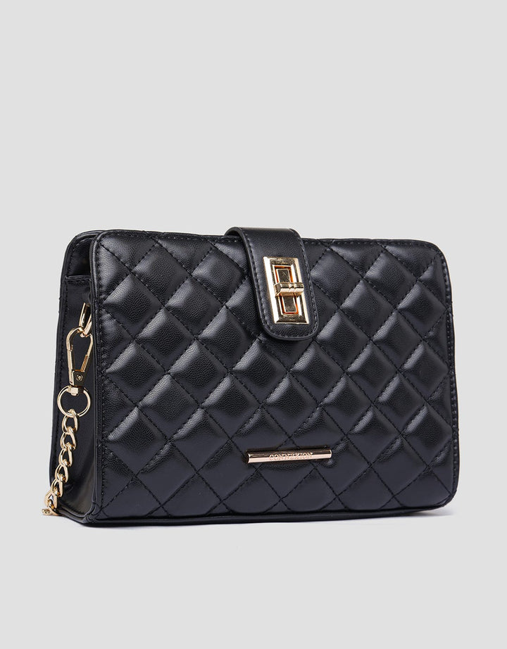 Connexion Quilted Square Petria1 Crossbody Bag Wanita