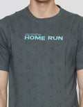 T Zone Print Home Run Men's Short Sleeve T-Shirt