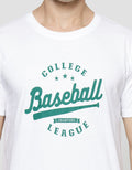 T Zone Baseball Print Men's Casual T-Shirt