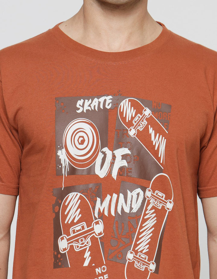 T Zone Skate Of Mind Kaos Casual Pria
