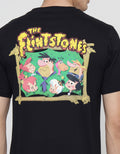 T Zone Flinstone Print Kaos Casual Pria