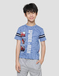 Marvel Spiderman Box Photo Frame Marble Boys T-shirt