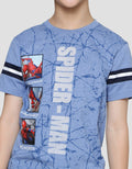 Marvel Spiderman Box Photo Frame Marble Boys T-shirt